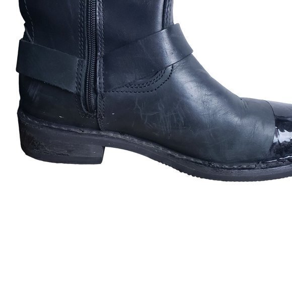 HARLEY DAVIDSON Mens Size 9.5 M Black Hustin Waterproof Motorcycle Riding Boots - Picture 6 of 15